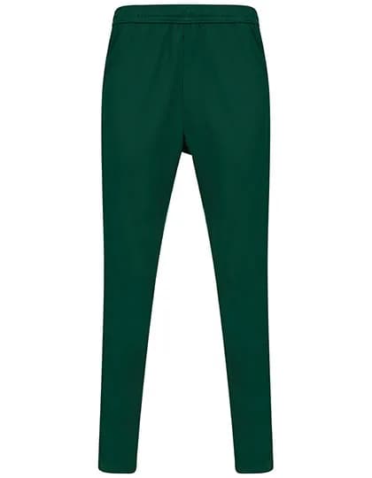 Adults Knitted Tracksuit Pants - Bottle Green/White