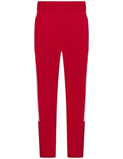 Adults Knitted Tracksuit Pants - Red/White
