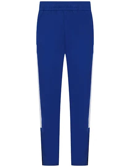 Adults Knitted Tracksuit Pants - Royal/White
