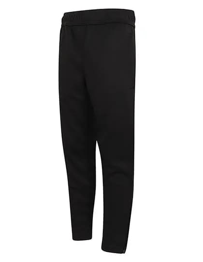 Kids Knitted Tracksuit Pants - Black