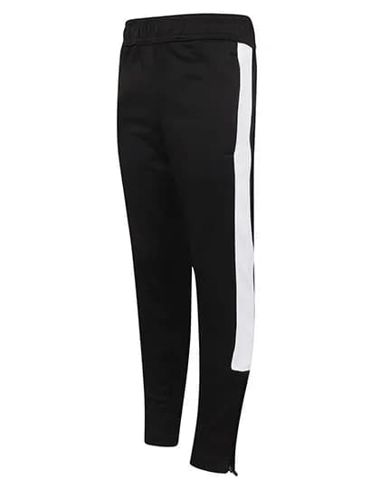 Kids Knitted Tracksuit Pants - Black/White