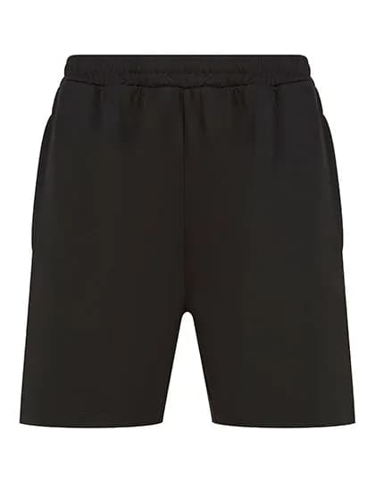 Kids Knitted Shorts with Zip Pockets - Black