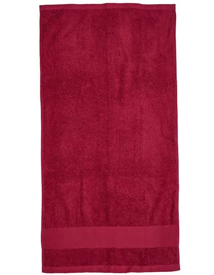 Organic Cozy Bath Towel - Burgundy