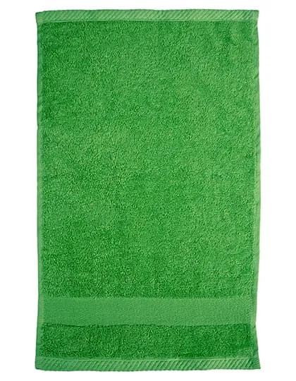 Organic Cozy Guest Towel - Grass Green