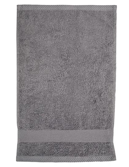 Organic Cozy Guest Towel - Light Grey