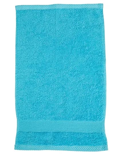 Organic Cozy Guest Towel - Turquoise