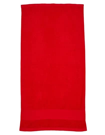 Organic Cozy Hand Towel - Red