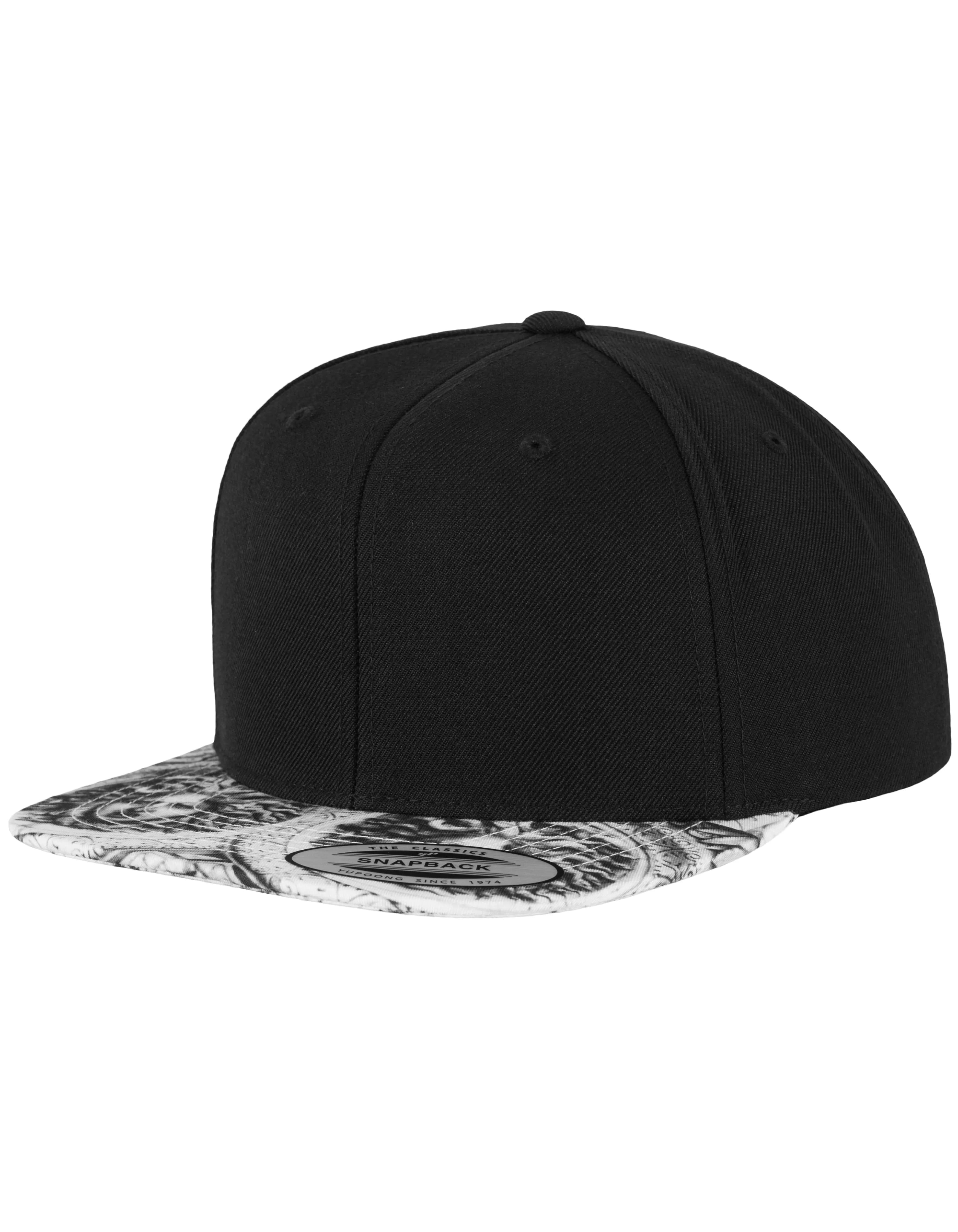Sun King Snapback - Black/White