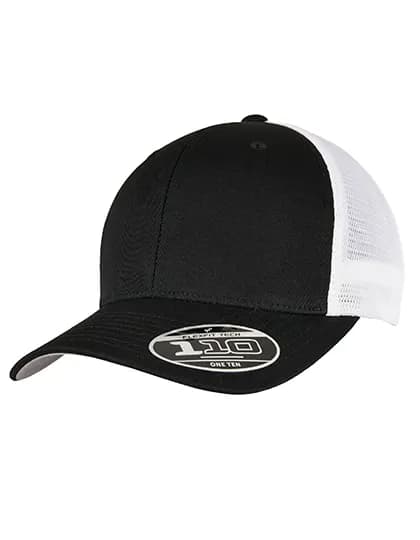 110 Mesh 2-Tone Cap - Black/White