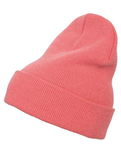 Heavyweight Long Beanie - Coral