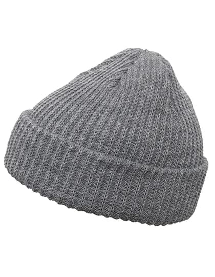 Rib Beanie - Heather Grey