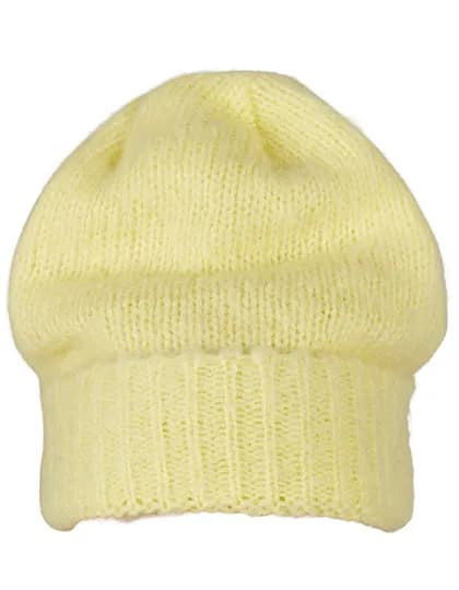 Soft Acrylic Beanie - Yellow