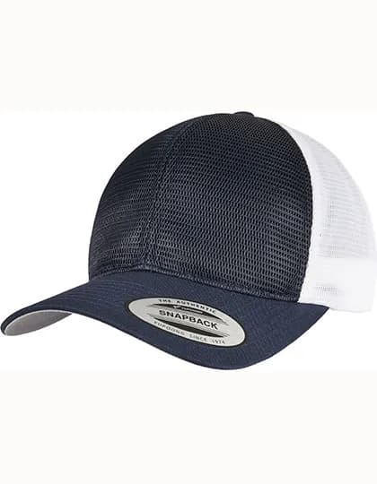 Flexfit 360 Omnimesh Cap 2-Tone - Navy/White