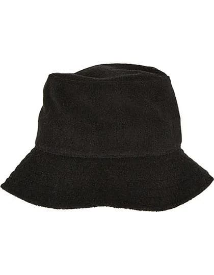 Frottee Bucket Hat - Black