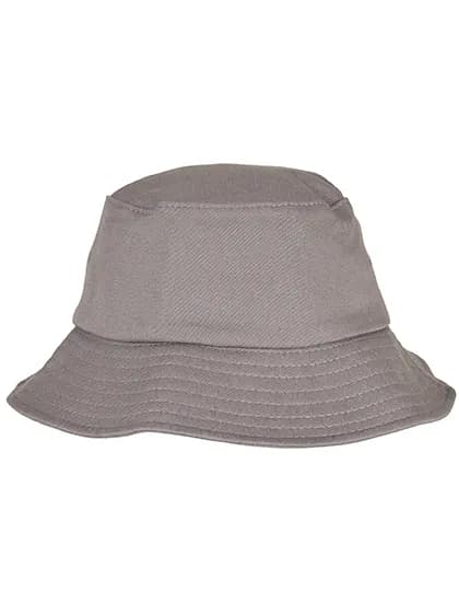 Kids´ Flexfit Cotton Twill Bucket Hat - Grey