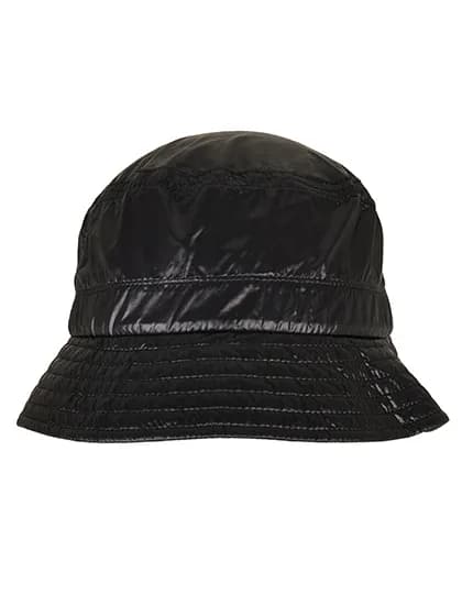 Light Nylon Bucket Hat - Black