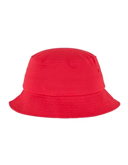 Flexfit Cotton Twill Bucket Hat - Red