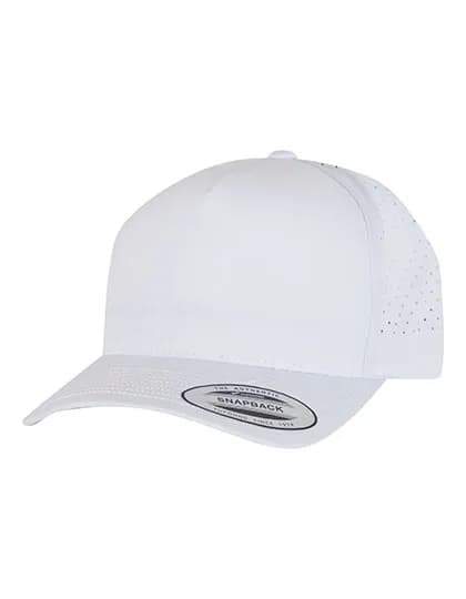 YP Classics 5 Panel Snapback - White