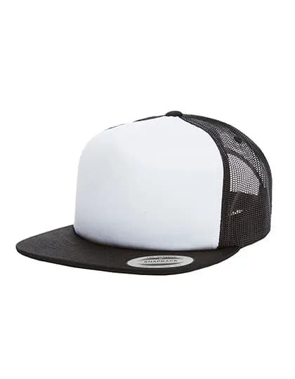 Foam Trucker With White Front - Black/White/Black