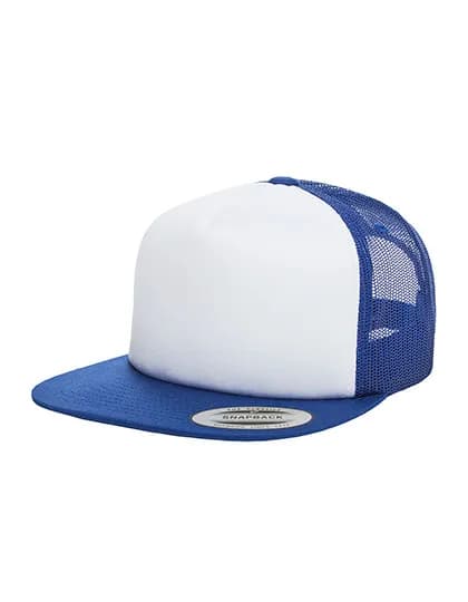 Foam Trucker With White Front - Royal/White/Royal