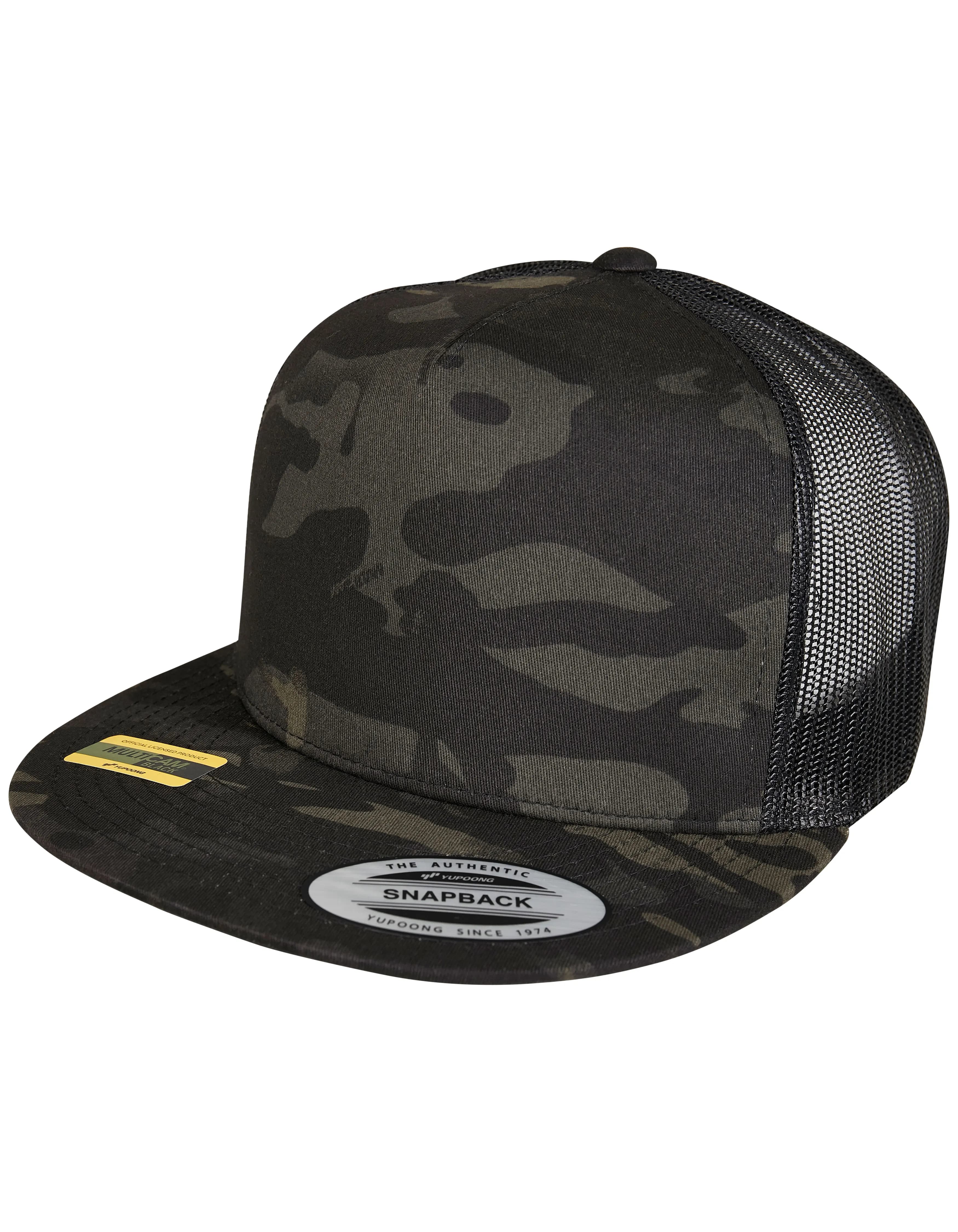 Multicam Trucker Cap - Black