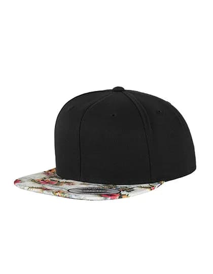 Floral Snapback - Black/Mint (Floral)