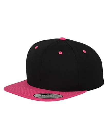 Classic Snapback 2-Tone - Black/Neon Pink