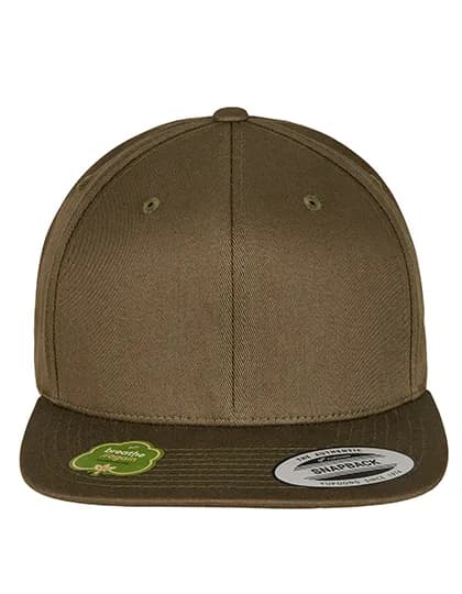 Organic Cotton Snapback - Burnt Olive