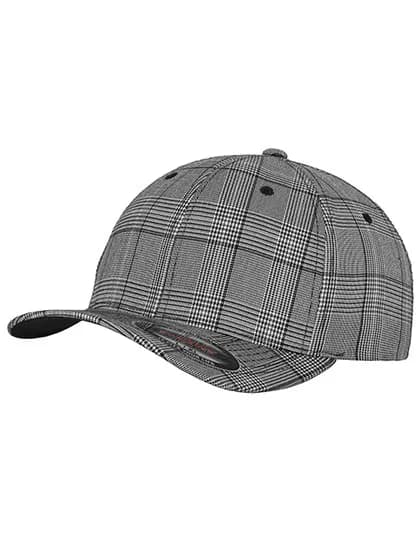 Flexfit Glen Check Cap - Black/White