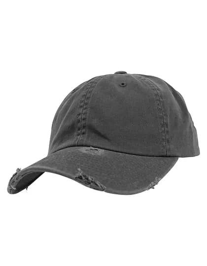 Low Profile Destroyed Cap - Dark Grey