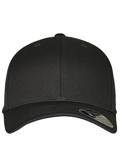Flexfit Wooly Combed Adjustable Cap - Black/Black