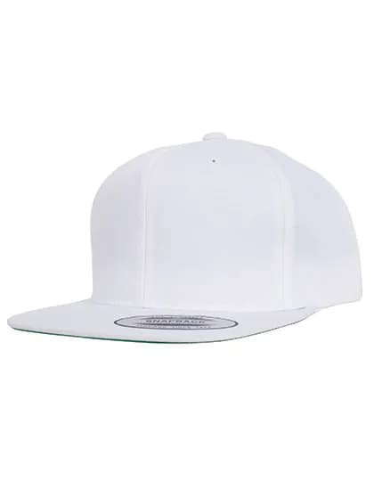 Pro-Style Twill Snapback Youth Cap - White