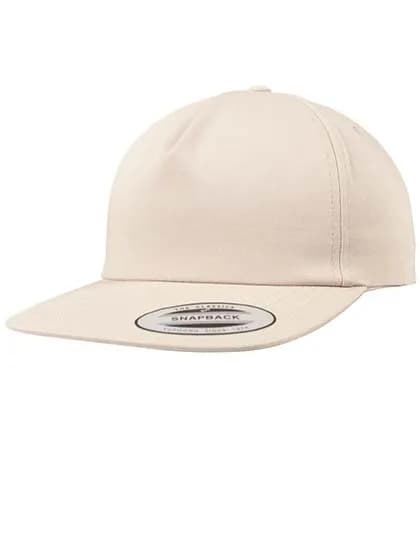 Unstructured 5-Panel Snapback - Khaki