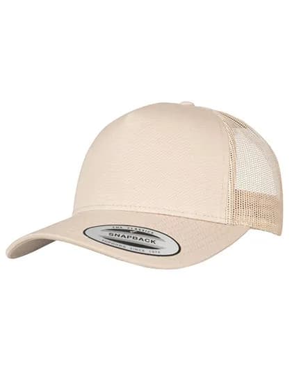 5-Panel Retro Trucker Cap - Khaki
