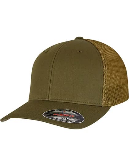 Flexfit Mesh Trucker Cap - Mossgreen
