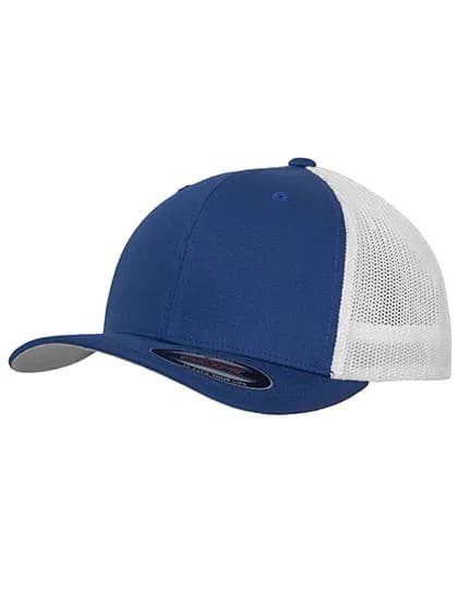 Flexfit Mesh Trucker 2-Tone Cap - Royal/White