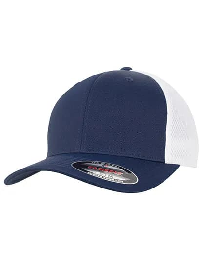 Flexfit Ultrafibre & Airmesh 2-Tone Cap - Navy/White