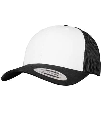 Retro Trucker Colored Front - Black/White/Black
