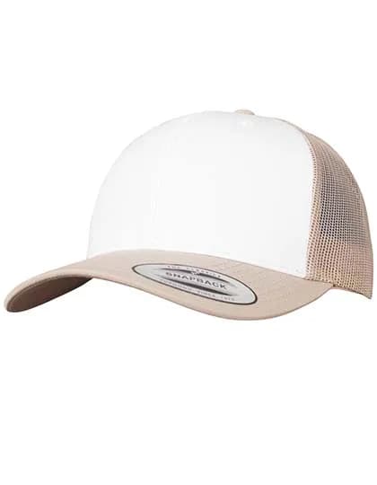 Retro Trucker Colored Front - Khaki/White/Khaki