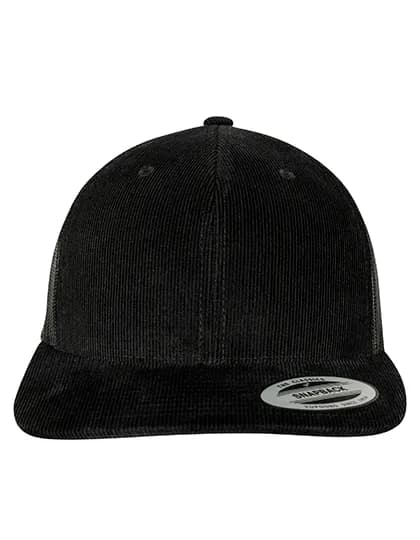 Corduroy Retro Trucker - Black