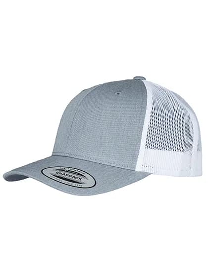 Retro Trucker 2-Tone - Heather Grey/White
