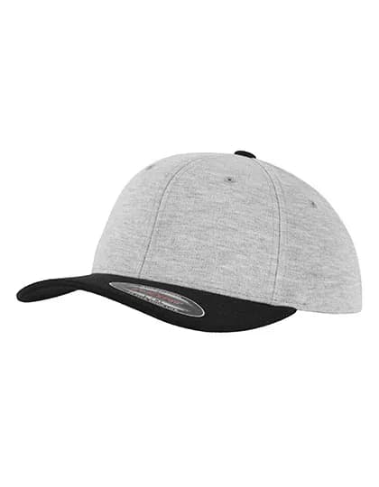 Flexfit Double Jersey 2-Tone Cap - Grey/Black