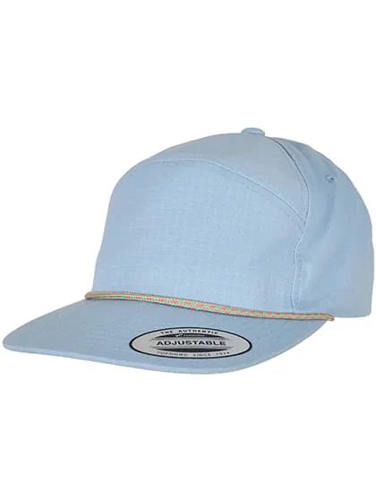 Color Braid Jockey Cap - Light Blue