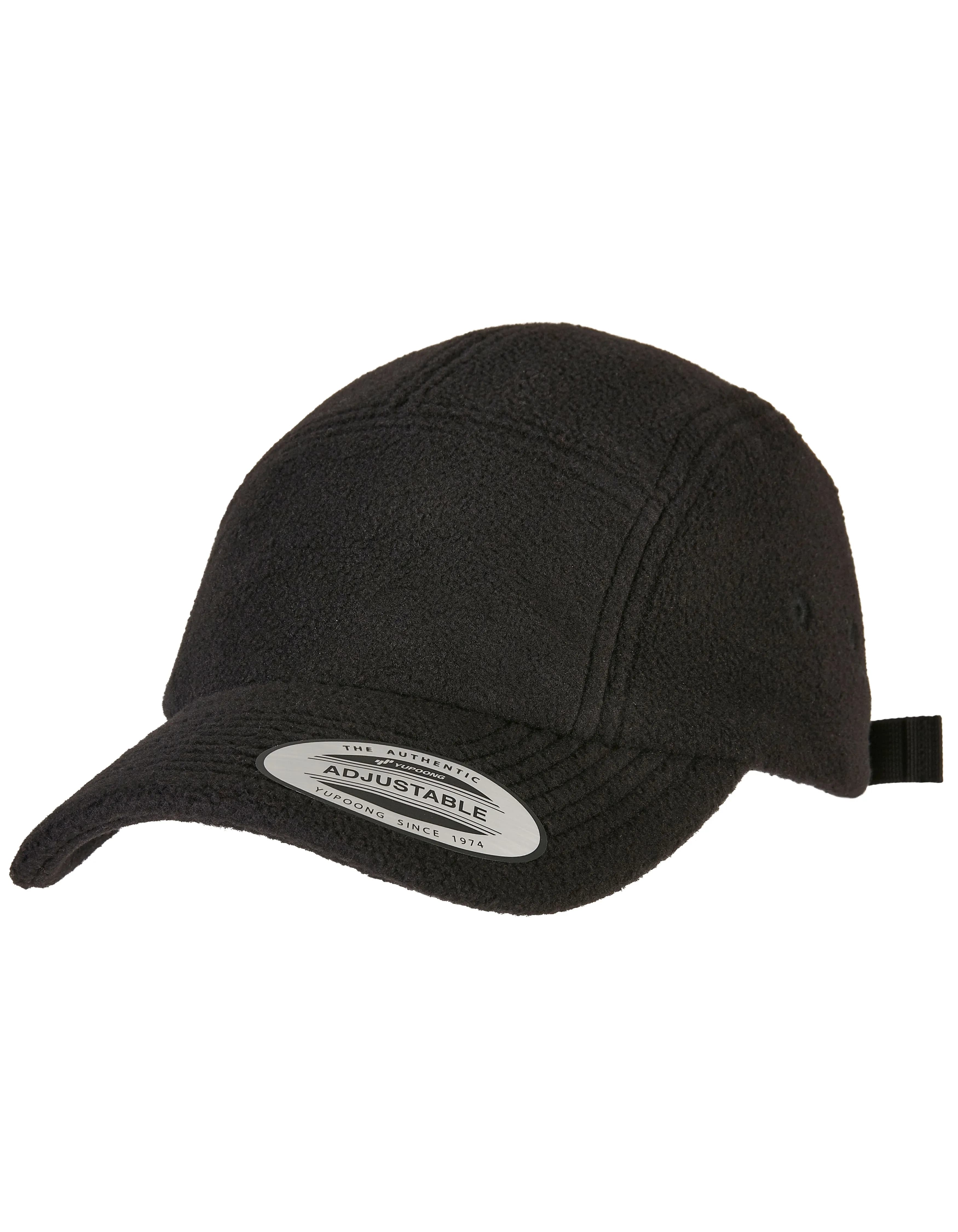 Polar Fleece Jockey Cap - Black