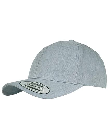 Curved Classic Snapback - Heather Grey