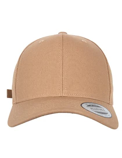 6-Panel Curved Metal Snap Cap - Croissant