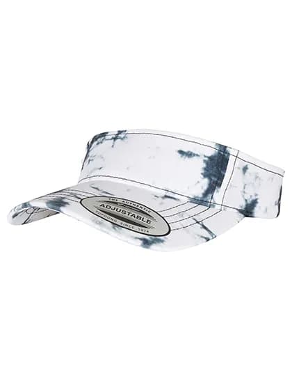 Batik Dye Curved Visor Cap - Black-White