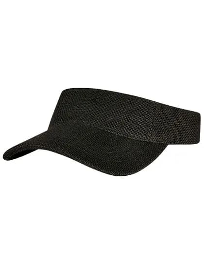 Bast Visor Cap - Black
