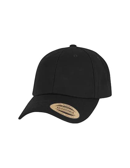 Low Profile Cap with Elastic Snip - Black
