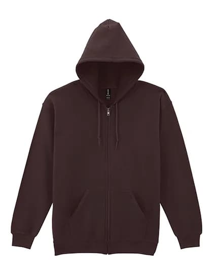 Heavy Blend™ Adult Full Zip Hooded Sweatshirt - Dark Chocolate